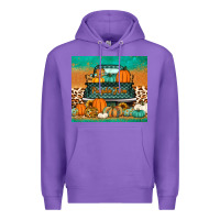 Purple pumpkin farm truck tumbler Premium Hoodie - Jasminsmagicworld