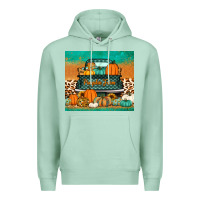 Seafoam pumpkin farm truck tumbler Premium Hoodie - Jasminsmagicworld