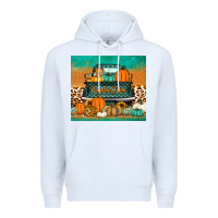White pumpkin farm truck tumbler Premium Hoodie - Jasminsmagicworld