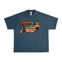 Midnight Navy Memorial Day honor and remember Urban Heavy Tee - FaDigitalArtStudio
