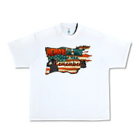 White Memorial Day honor and remember Urban Heavy Tee - FaDigitalArtStudio
