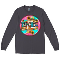 Smoke teacher vibe earrings Long Sleeve Tee - BundleAndBundleShop