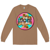 Toasted Coconut teacher vibe earrings Long Sleeve Tee - BundleAndBundleShop