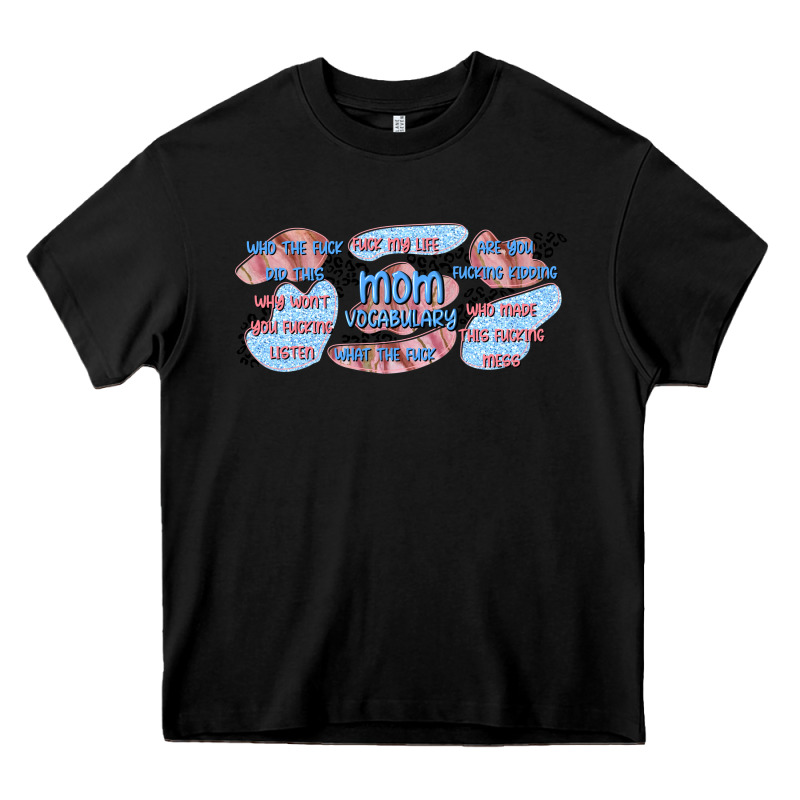 Mom Vocabulary Libbey Glass Heavy Core Tee by TumblerDesignByShophia | Teevron
