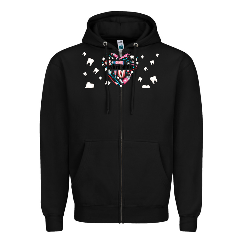 Dental Life Dentist Elements Zipper Hoodie by AdoDesignShop | Teevron