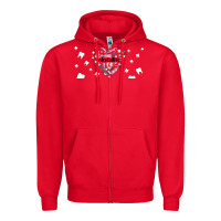 Red dental life dentist elements Zipper Hoodie - AdoDesignShop