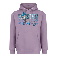 Lavender winter vibes gnome Heavyweight Hoodie - JahusDesignShop