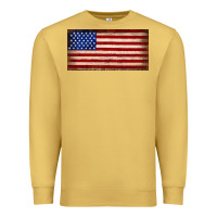 Antique Gold American flag Premium Sweatshirt - JahusDesignShop