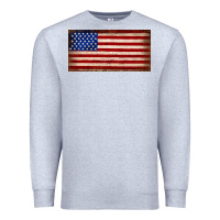 Heather Grey American flag Premium Sweatshirt - JahusDesignShop