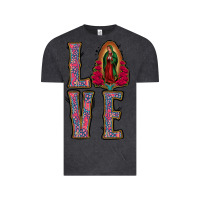 Vintage Black Love Lady Of Guadalupe Vintage Tee - Jasminsmagicworld