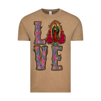 Vintage Coffee Love Lady Of Guadalupe Vintage Tee - Jasminsmagicworld
