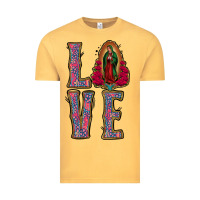 Vintage Mustard Love Lady Of Guadalupe Vintage Tee - Jasminsmagicworld