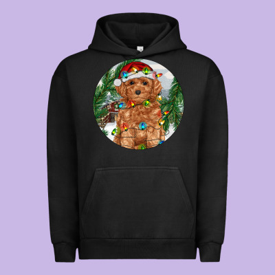 Toy Poodle And Farm Urban Hoodie Designed By Ranaportraitstore