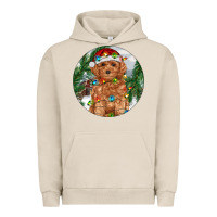 Pigment French Oak Toy Poodle And Farm Urban Hoodie - RanaPortraitStore
