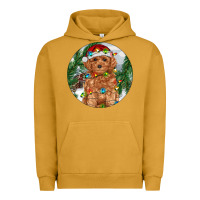 Pigment Peanut Butter Toy Poodle And Farm Urban Hoodie - RanaPortraitStore