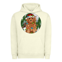 Pigment Pistachio Toy Poodle And Farm Urban Hoodie - RanaPortraitStore
