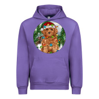 Tulip Toy Poodle And Farm Urban Hoodie - RanaPortraitStore
