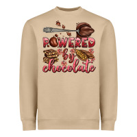 Mushroom powered by chocolate Heavyweight Sweatshirt - AdoDesignShop