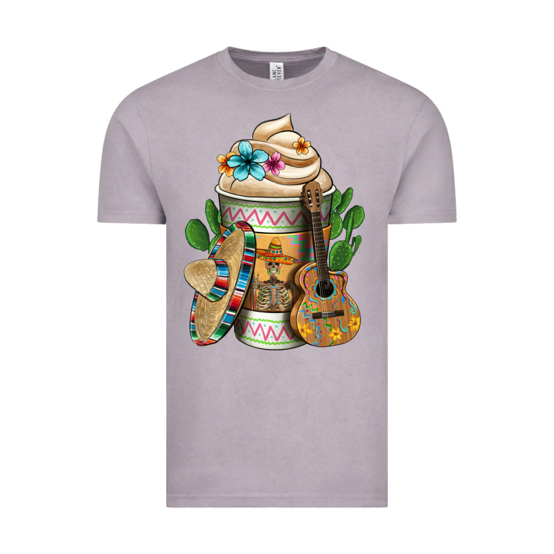 Mexican Hot Coffee Cup Vintage Tee by FaDigitalArtStudio | Teevron