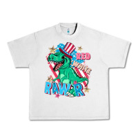 Lunar Rock Red white rawr Urban Heavy Tee - FaDigitalArtStudio