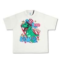 Pistachio Red white rawr Urban Heavy Tee - FaDigitalArtStudio