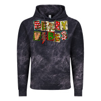 Cloud Black Merry Vibes Vintage Hoodie - FaDigitalArtStudio