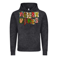 Vintage Black Merry Vibes Vintage Hoodie - FaDigitalArtStudio