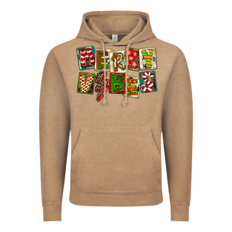 Merry Vibes Vintage Hoodie by FaDigitalArtStudio | Teevron