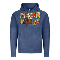 Vintage Denim Merry Vibes Vintage Hoodie - FaDigitalArtStudio