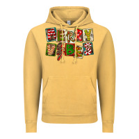 Vintage Mustard Merry Vibes Vintage Hoodie - FaDigitalArtStudio