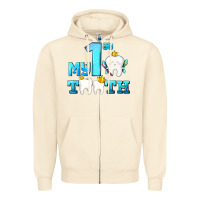 Sandshell my first tooth with teeth Zipper Hoodie - AdoDesignShop