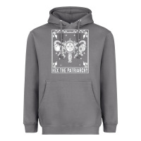 Storm womens hex the patriarchy uterus tarot card halloween feminist t shirt Heavyweight Hoodie - maiPhamDesign