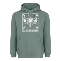 Sage womens hex the patriarchy uterus tarot card halloween feminist t shirt Heavyweight Hoodie - maiPhamDesign