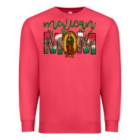 Cardinal mexican mom our lady of guadalupe leopard Premium Sweatshirt - JahusDesignShop