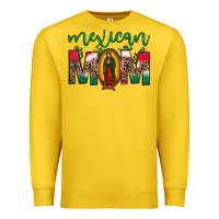 Lemon mexican mom our lady of guadalupe leopard Premium Sweatshirt - JahusDesignShop
