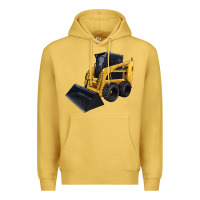 Antique Gold Skid Steer Loader Premium Hoodie - LillyAllenDesigns