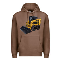 Chestnut Skid Steer Loader Premium Hoodie - LillyAllenDesigns