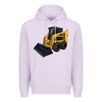 Lilac Skid Steer Loader Premium Hoodie - LillyAllenDesigns
