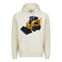 Oatmeal Heather Skid Steer Loader Premium Hoodie - LillyAllenDesigns