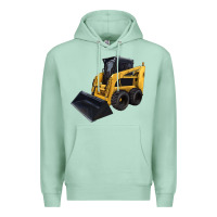 Seafoam Skid Steer Loader Premium Hoodie - LillyAllenDesigns