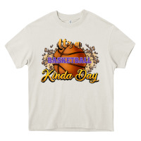 Cream It's a Basketball kinda day Heavy Core Tee - HowdyJamesFarm
