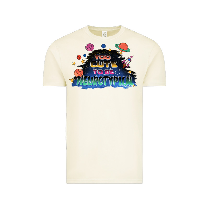 Too Cute To Be Neurotypical Vintage Tee by FaDigitalArtStudio | Teevron