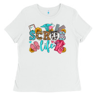 White scrub life olivia Ladies Tee - OliviaCreatesArt