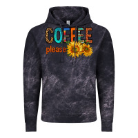 Cloud Black coffee please western doodle letters Vintage Hoodie - FaDigitalArtStudio