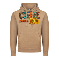Vintage Coffee coffee please western doodle letters Vintage Hoodie - FaDigitalArtStudio