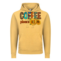 Vintage Mustard coffee please western doodle letters Vintage Hoodie - FaDigitalArtStudio