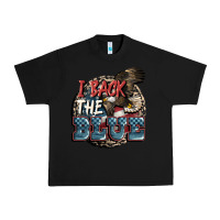Black I back the blue Urban Heavy Tee - FaDigitalArtStudio