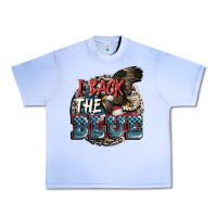 Grape Ice I back the blue Urban Heavy Tee - FaDigitalArtStudio