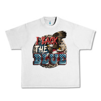 Lunar Rock I back the blue Urban Heavy Tee - FaDigitalArtStudio