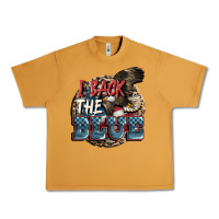 Peanut Butter I back the blue Urban Heavy Tee - FaDigitalArtStudio